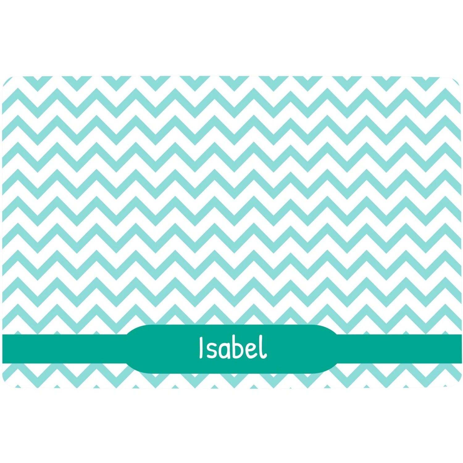 Frisco Personalized Chevron Dog & Cat Placemat 3 Frisco Personalized Chevron Dog & Cat Placemat