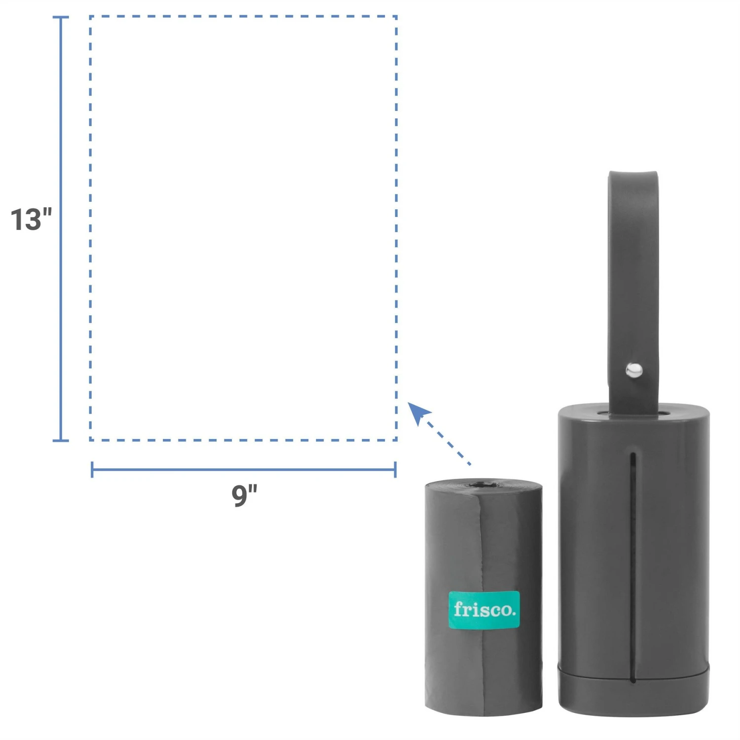 Frisco Poop Bag Square Design Dispenser 5 Frisco Poop Bag Square Design Dispenser - Image 3