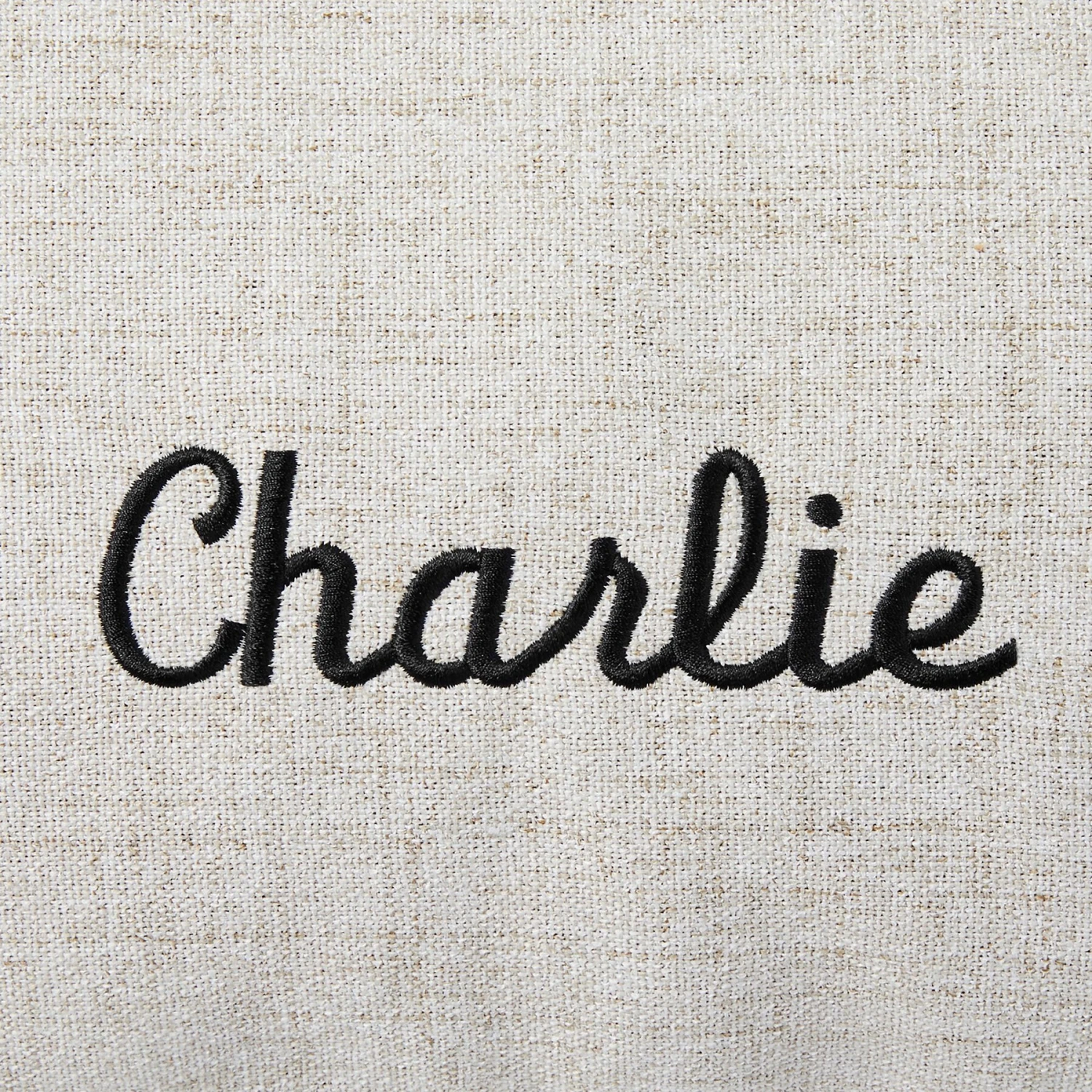 Frisco Personalized Knife Edge Bed, Beige Linen, X-Large 5 Frisco Personalized Knife Edge Bed, Beige Linen, X-Large - Image 3