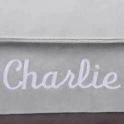 Frisco Personalized Silver Bolstered Bed With Silver Check Bolster 8 Frisco Personalized Silver Bolstered Bed With Silver Check Bolster -Frisco 311770 PT3. AC SS1800 V1630593995