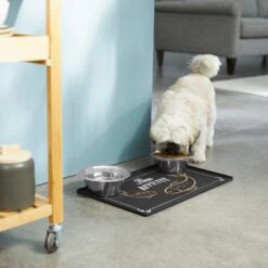 Frisco Silicone Fish Print Dog & Cat Food Mat, Black 10 Frisco Silicone Fish Print Dog & Cat Food Mat, Black -Frisco 311953 PT2. AC SS1800 V1642542742