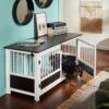 Frisco "Roma" Dog Crate Credenza & Mat -Frisco 315189 MAIN. AC SS1800 V1636564333