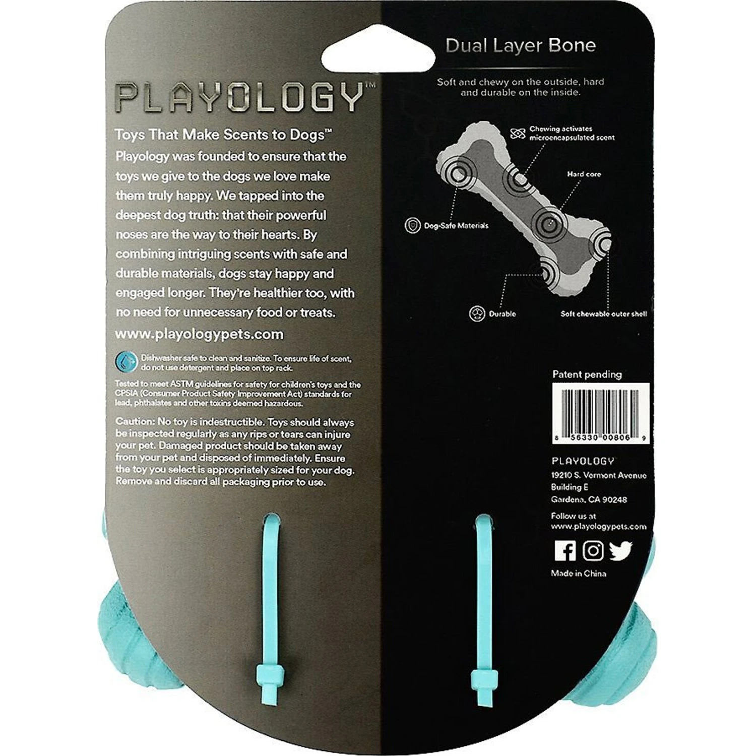 Frisco Fetch Squeaking Colorful Tennis Ball Dog Toy & Playology Scented Dual Layer Bone Dog Toy 8 Frisco Fetch Squeaking Colorful Tennis Ball Dog Toy & Playology Scented Dual Layer Bone Dog Toy - Image 6