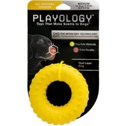 Frisco Cow Plush Squeaky Dog Toy & Playology Scented Dual Layer Ring Dog Toy -Frisco 319488 PT4. AC SS1800 V1630619177