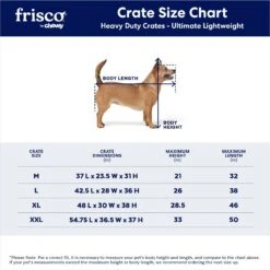 Frisco Ultimate Lightweight Heavy Duty Foldable & Stackable Steel Metal Single Door Dog Crate 11 Frisco Ultimate Lightweight Heavy Duty Foldable & Stackable Steel Metal Single Door Dog Crate -Frisco 326416 PT2. AC SS1800 V1645739508