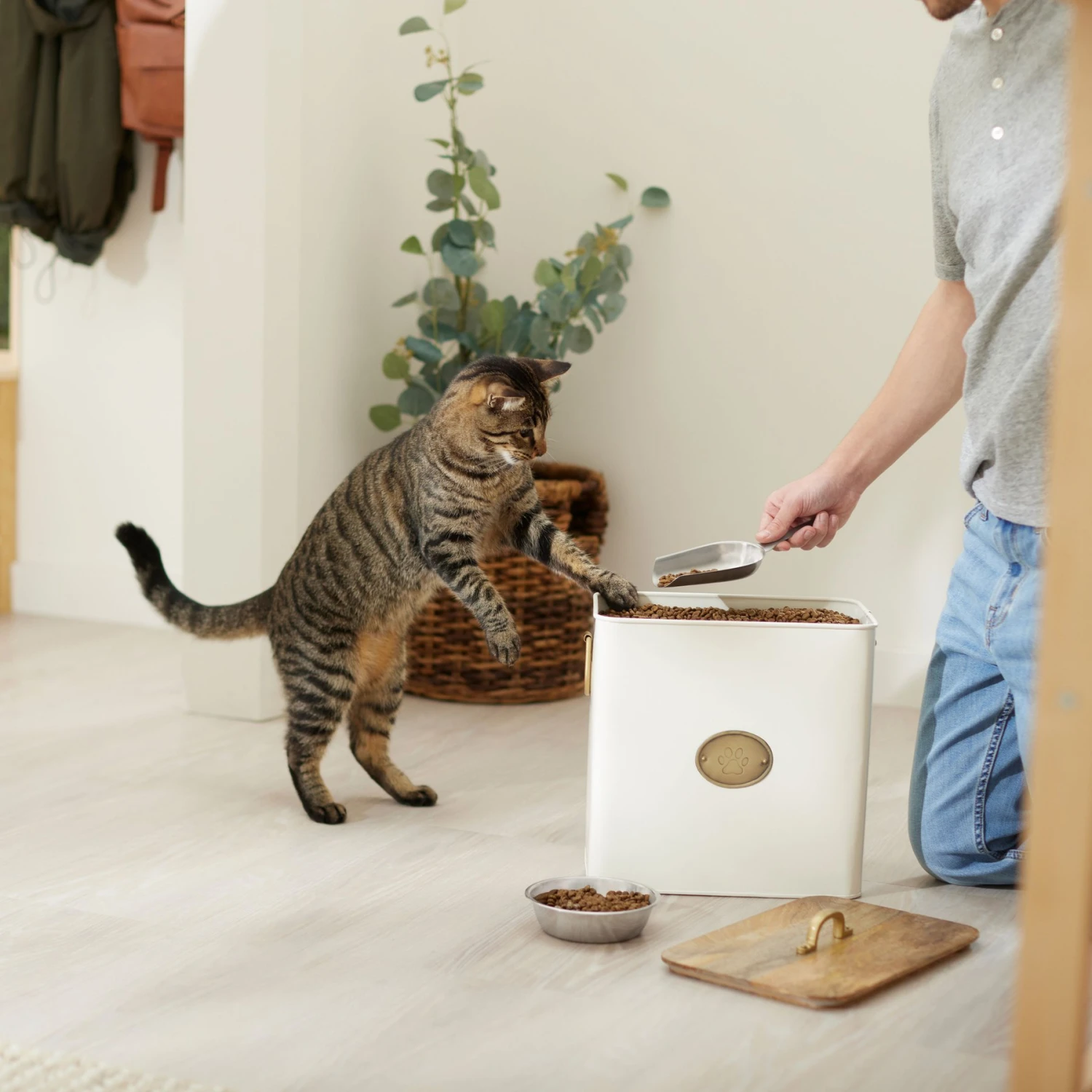 Frisco Premium Airtight Dog & Cat Food Storage Canister With Scoop 6 Frisco Premium Airtight Dog & Cat Food Storage Canister With Scoop - Image 4