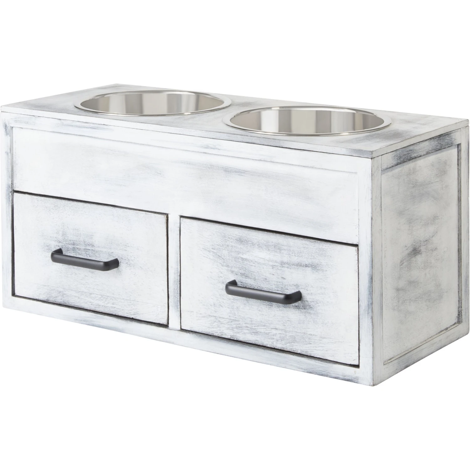 Frisco Premium Wood Elevated Large Breed Dog Bowl With Storage Station, 10 Cup 3 Frisco Premium Wood Elevated Large Breed Dog Bowl With Storage Station, 10 Cup