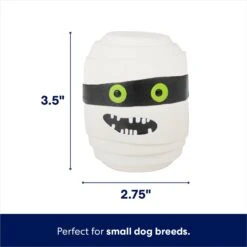 Frisco Halloween Mummy Latex Squeaky Dog Toy -Frisco 344140 PT1. AC SS1800 V1689877633