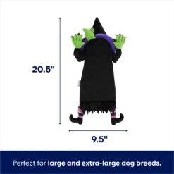 Frisco Halloween Witch Flat Plush Squeaky Dog Toy -Frisco 344174 PT1. AC SS1800 V1689878447