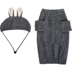 Frisco Bunny Hooded Dog & Cat Sweater -Frisco 353571 PT5. AC SS1800 V1659727074