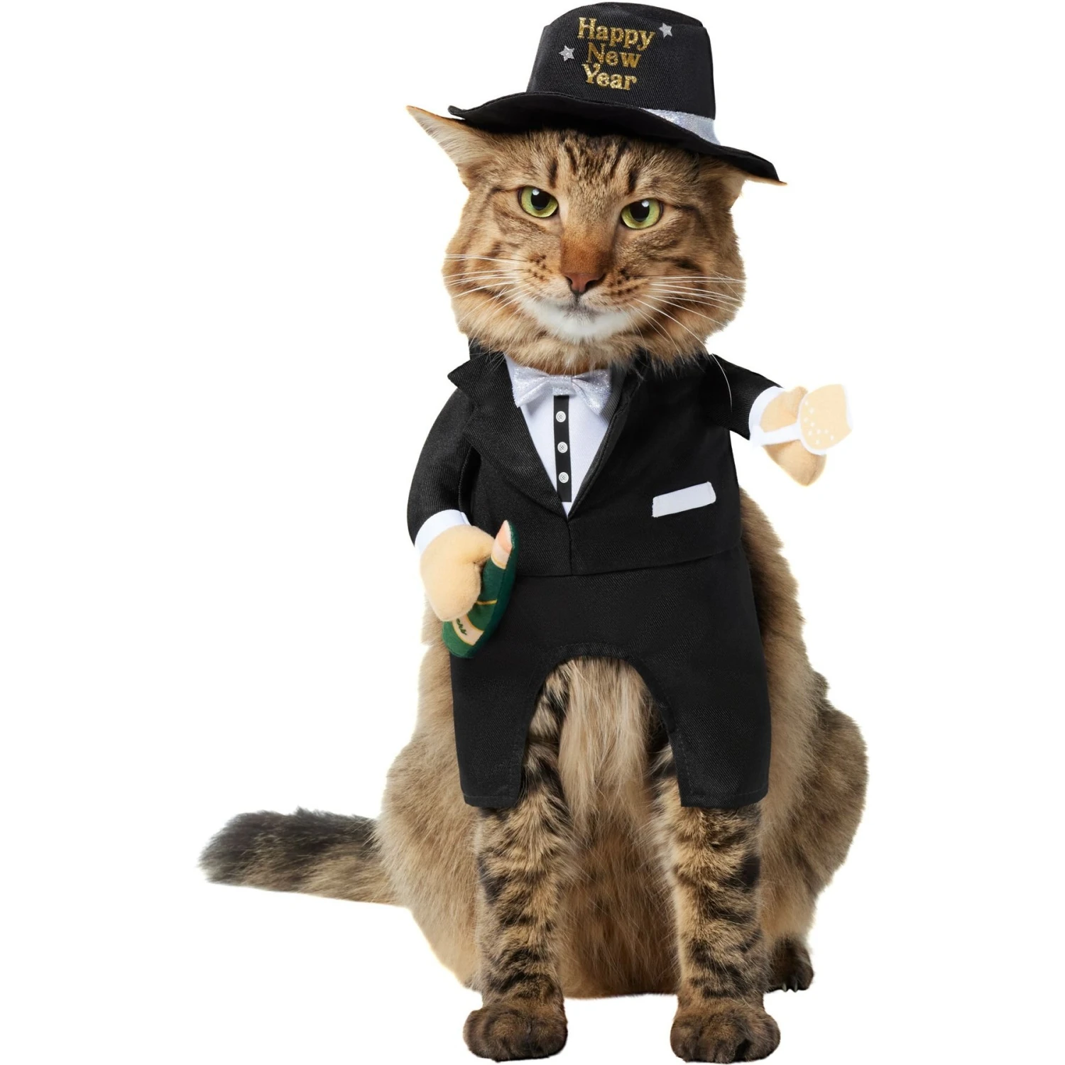 Frisco Front Walking New Years Tuxedo Dog & Cat Costume 3 Frisco Front Walking New Years Tuxedo Dog & Cat Costume