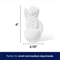 Frisco Nylon Snowman Dog Chew Toy, Mint Flavor 8 Frisco Nylon Snowman Dog Chew Toy, Mint Flavor -Frisco 368820 PT1. AC SS1800 V1694812399