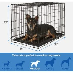 Frisco Fold & Carry Single Door Collapsible Wire Dog Crate + 4 Items 13 Frisco Fold & Carry Single Door Collapsible Wire Dog Crate + 4 Items -Frisco 623718 PT2. AC SS1800 V1662739258