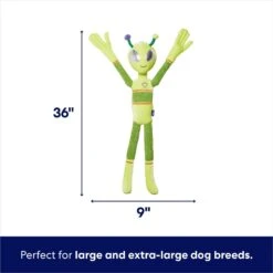 Frisco Halloween Alien Wagazoo Plush Squeaky Dog Toy, Extra Long -Frisco 668134 PT1. AC SS1800 V1689283711