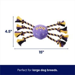 Frisco Halloween Magical Spider Plush With Rope Squeaky Dog Toy 8 Frisco Halloween Magical Spider Plush With Rope Squeaky Dog Toy -Frisco 668310 PT1. AC SS1800 V1689350106