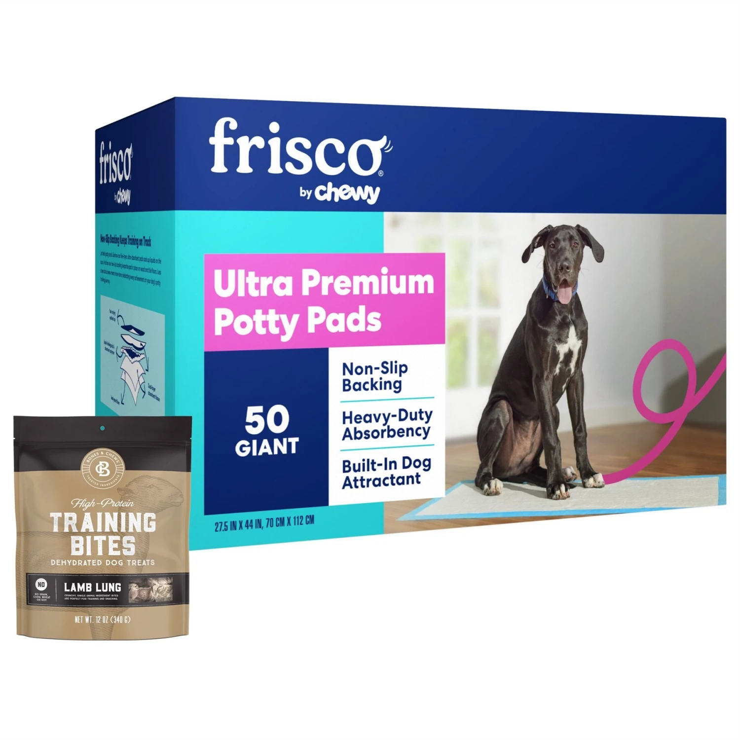 Frisco Giant Non-Skid Ultra Premium Dog Training & Potty Pads & Bones & Chews All-Natural Lamb Lung Dehydrated Dog Treats 3 Frisco Giant Non-Skid Ultra Premium Dog Training & Potty Pads & Bones & Chews All-Natural Lamb Lung Dehydrated Dog Treats