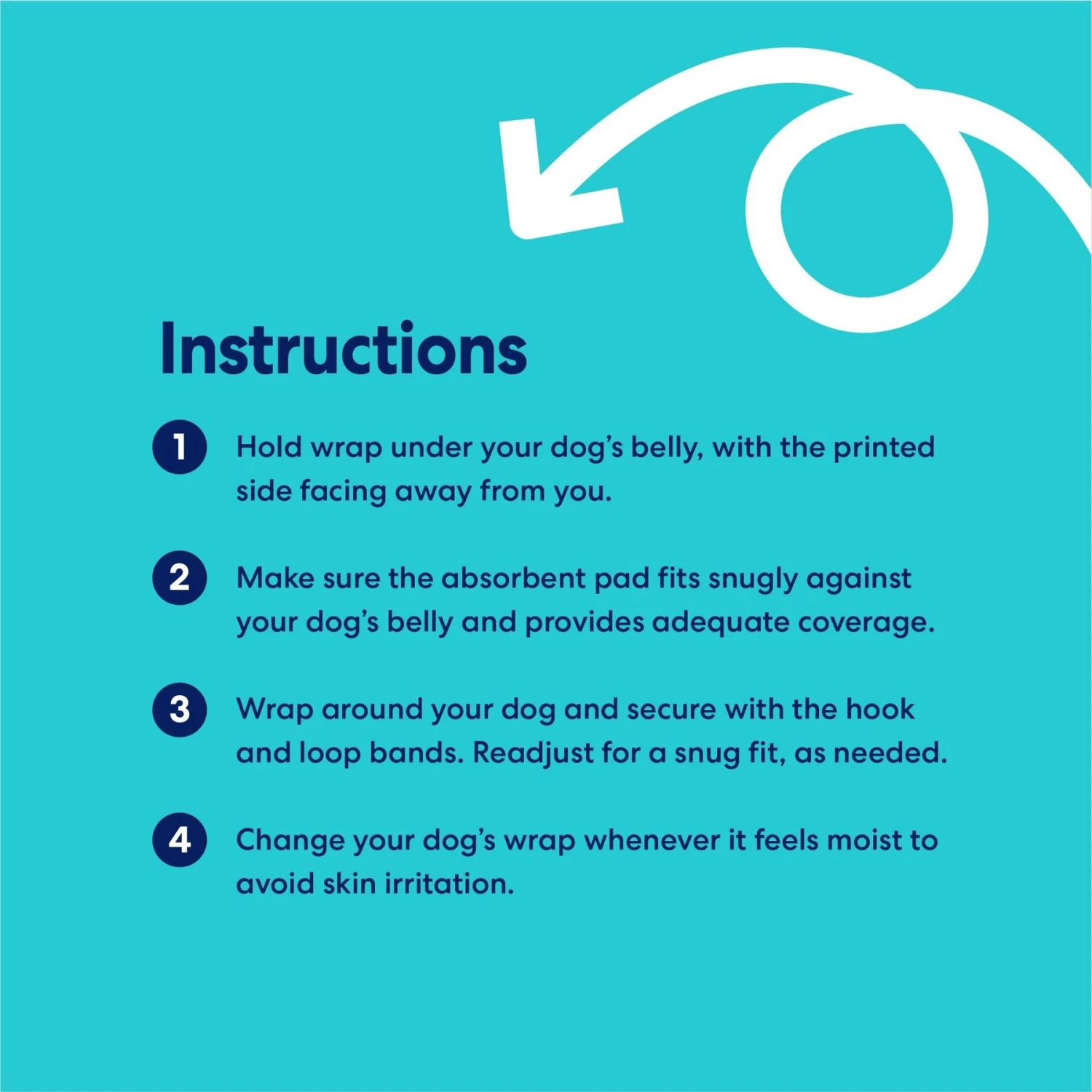 Frisco Washable Dog Diaper Male Wraps 7 Frisco Washable Dog Diaper Male Wraps - Image 5