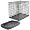 Frisco Heavy Duty Single Door Wire Dog Crate & MidWest Quiet Time Fleece Dog Crate Mat 2 Frisco Heavy Duty Single Door Wire Dog Crate & MidWest Quiet Time Fleece Dog Crate Mat -Frisco 933510 MAIN. AC SS1800 V1692303238