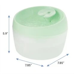 Frisco Whimsical Leaf Round Dog & Cat Fountain & Frisco Pet Fountain Replacement Filters -Frisco 933558 PT2. AC SS1800 V1692305202