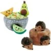Frisco Guacamole Hide & Seek Puzzle Plush Squeaky Dog Toy & ZippyPaws Burrow Squeaky Hide & Seek Plush Dog Toy, Hedgehog Den -Frisco 933622 MAIN. AC SS1800 V1693327347